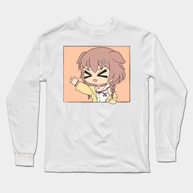 Inugami Korone Artwork Long Sleeve T-Shirt by Kent